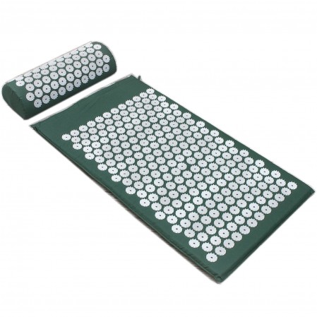 Foot Back and Neck Pain Relief Acupressure Mat and Pillow Set Foot Muscle Acupressure Massage Mat Comes in a Carry bag/ box
