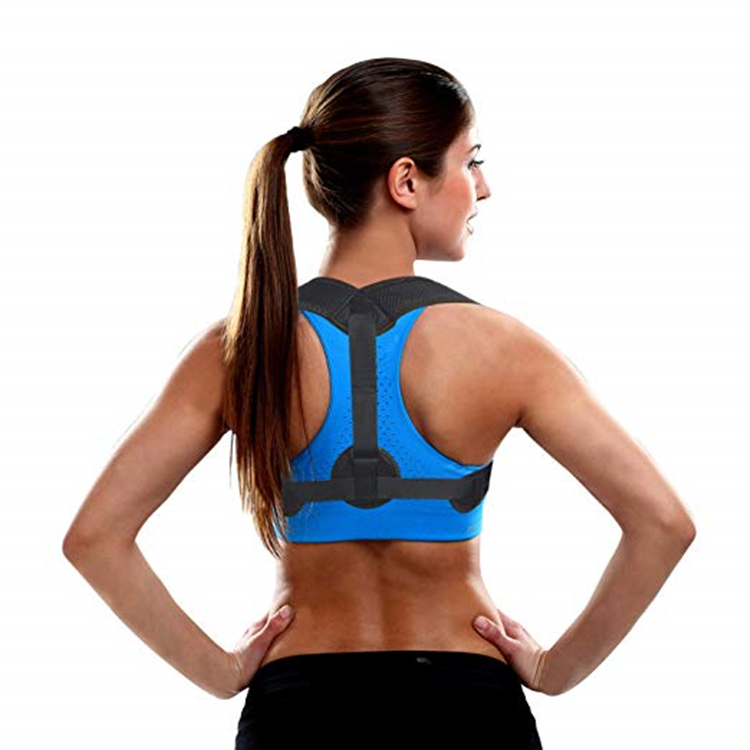 2019 High quality Posture Corrector – Customize physics therapy adjustable back posture corrector for Women and Men – Rise Group