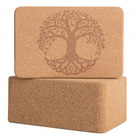100% Recycled Cork Yoga Block