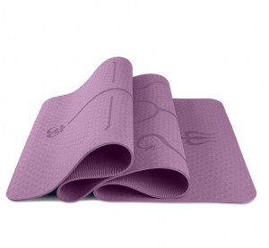 manufacturer customize folding waterproof TPE yoga mat