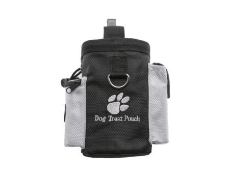 Dog Treat Bag, Dog Training Bag with Built-in Poop Bag Dispenser & Adjustable Waistband