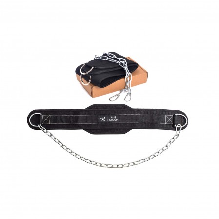 High Quality Neoprene Dip Belt With Chain Weight Lifting Belt Men For Strength And Durability