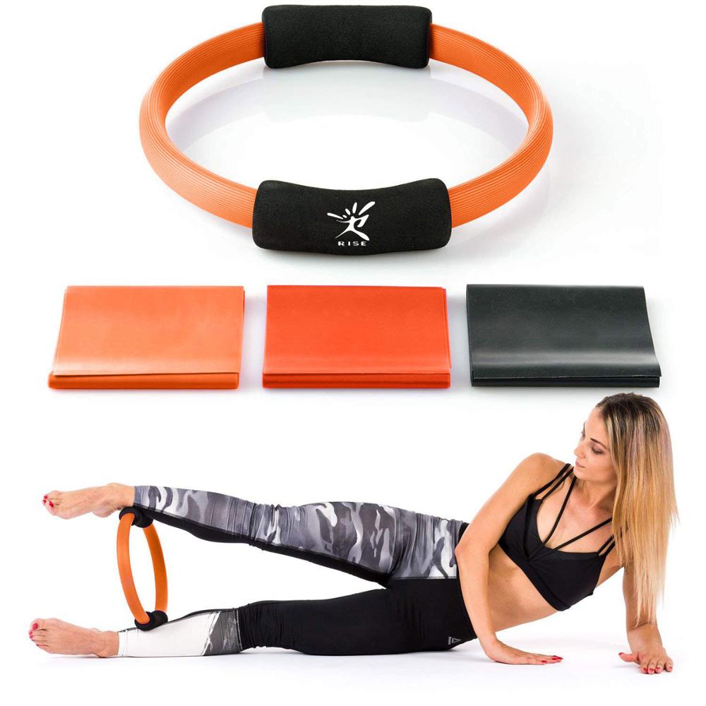 Manufacturer for Yoga Wheel -
 Pilates Yoga Ring with resistance band – Rise Group