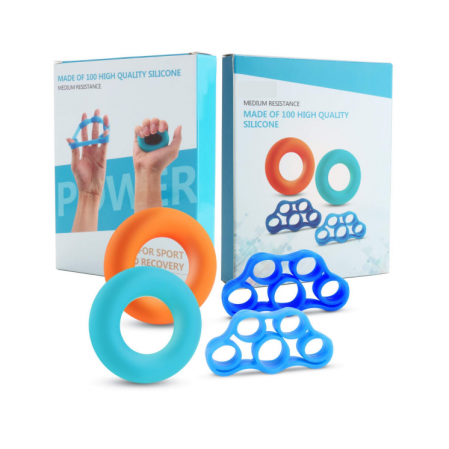 Forearm Trainer Rings and Finger Resistance Bands