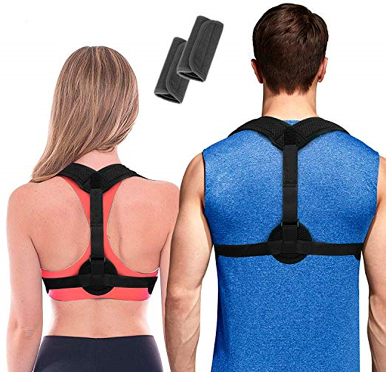 2019 High quality Posture Corrector – Customize physics therapy adjustable back posture corrector for Women and Men – Rise Group