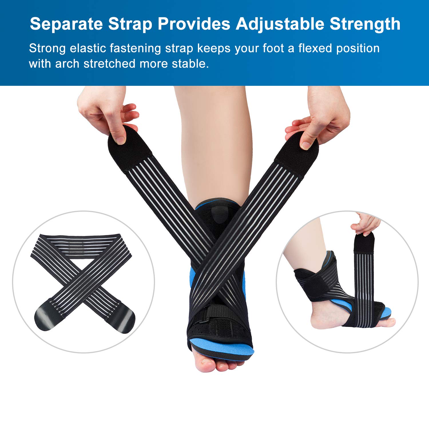 China Plantar Fasciitis Night Splint Arch Supports&Elastic Excecise ...
