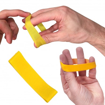 5 Levels Hand Expand Exercise Band Finger Exerciser Mini Latex Finger Stretch Fitness Loop Finger Yoga Resistance Bands Set