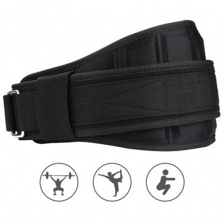 Weight Belt, Squat Belt Set with Lifting Straps and Wrist Wraps for Weightlifting