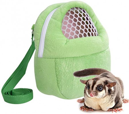 Pet Carrier Bag Hamster Portable Breathable Outgoing Bag for Small Pets Like Hedgehog,Sugar Glider and Squirrel