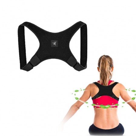 OEM Amazon Hot Sale Comfortable Adjustable Posture Correct Brace for Women Men Upper Back Brace Spinal Support