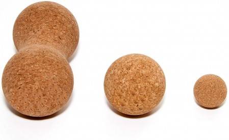 Eco-Friendly Cork Massage Ball Set or Muscle Pain & Tension Relief