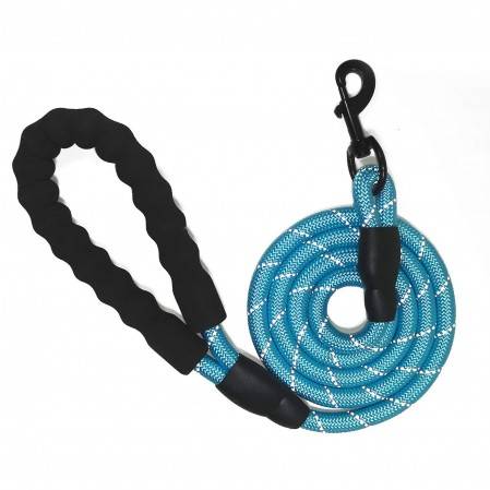 Heavy Dog Leash with Comfortable Padded Handle and Highly Reflective Threads Dog Leashes for Medium Large Dogs