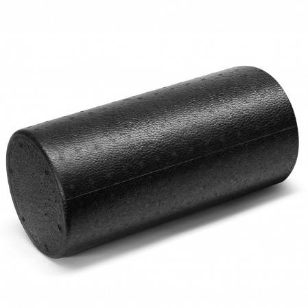 High-Density Round Foam Roller, Black and Speckled Colors  yoga kit