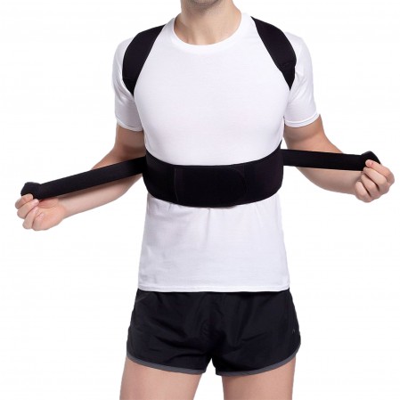 Back Brace Posture Corrector Keep Spine Safe for Women and Men Provide Lumbar Protection Full Adjustable Elastic Straps