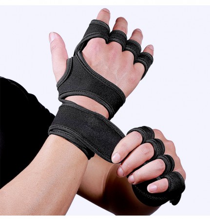 Weightlifting gloves for fitness with  Wrist Support & Full Palm Protection