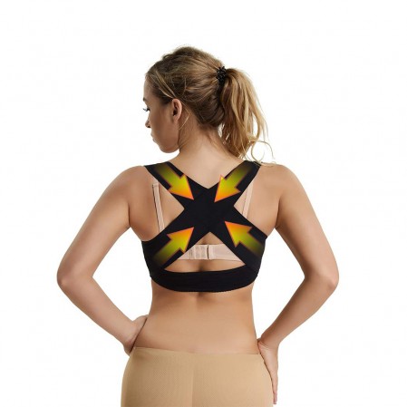 Cheap Home Fitness Back Support Bra for Women Posture Corrector Corset Bra Vest Prevent Humpback Plus Size