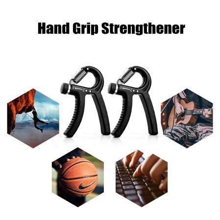 OEM Fitness Hand Grip Strengthener Adjustable Resistance Non-Slip Strengthen Exerciser Workout Trainer Wrist Forearm Gripper