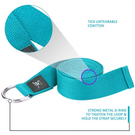 Manufacturer custom High Quality yoga stretch strap and EVA yoga block for yoga sports
