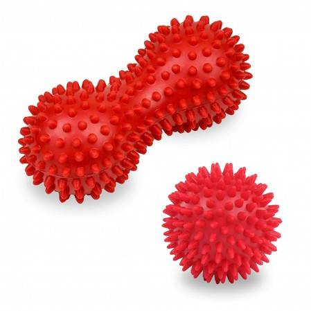 Spiky ball Peanut Massager ball Set for Deep Tissue Reflexology