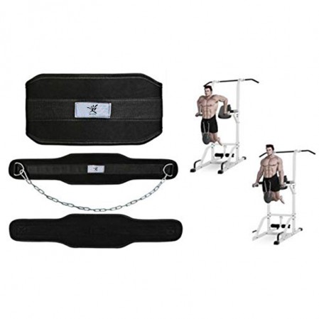 Pull-up Belt Weighted Dip Belt pull up belt weight lifting belt with Chain