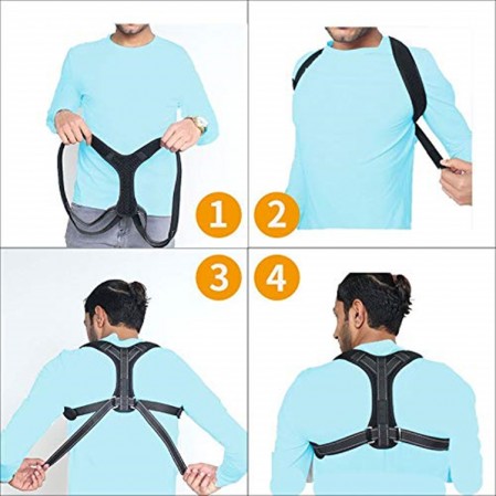 Effective Comfortable Adjustable Posture Correct Brace,Back Posture Corrector for Men and Women