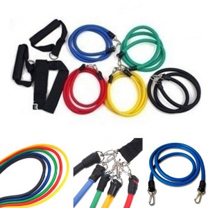 Factory customize resistance band/resistance tube for fitness