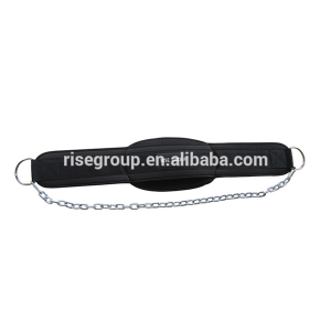 neoprene weight lifting belt Dip belt with chain Dip Weight Lifting Belt