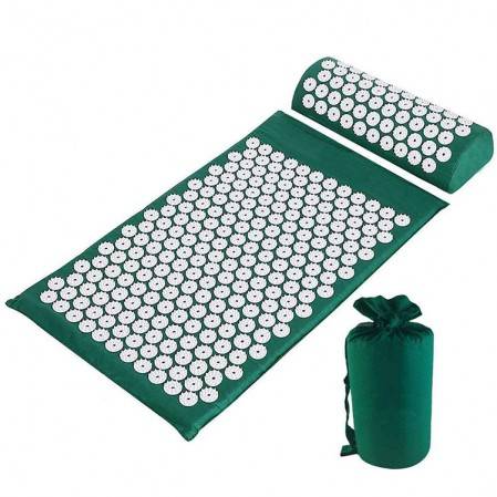 Foot Back and Neck Pain Relief Acupressure Mat and Pillow Set Foot Muscle Acupressure Massage Mat