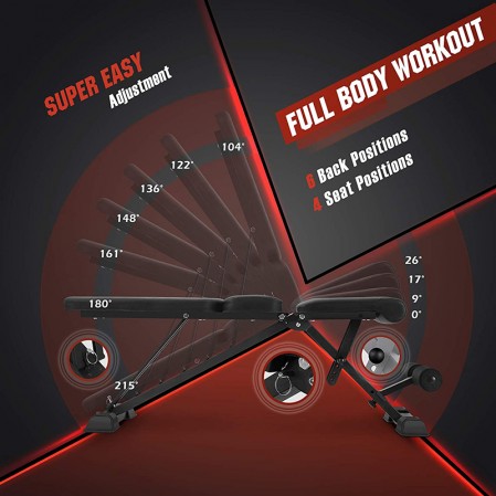High Quality Adjustable Fitness Machine Exercise Gym Bench For Commercial Sports Equipment