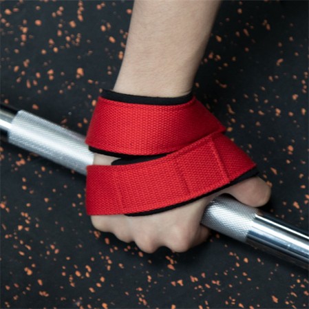 Gym Fitness Padded Figure 8 Straps Deadlift Weight Lifting Wrist Straps
