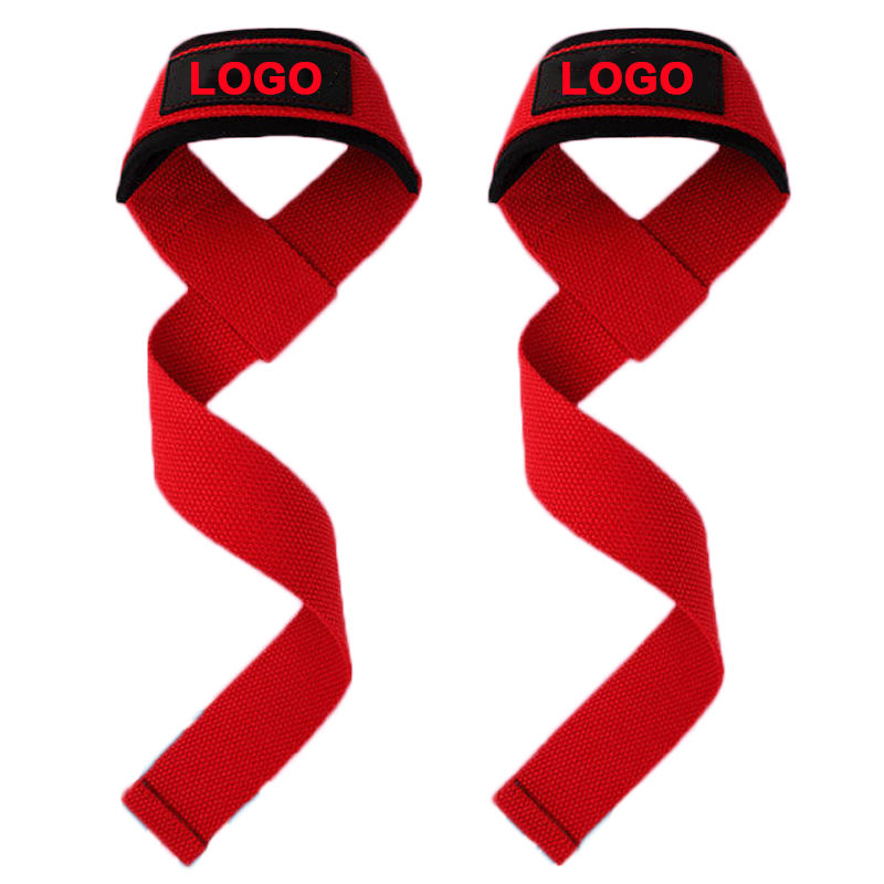 Մեծածախ Fitness Wrist Cotton Custom Logo Wrist Straps Weightlifting Gym Weight Lifting Straps Featured Image