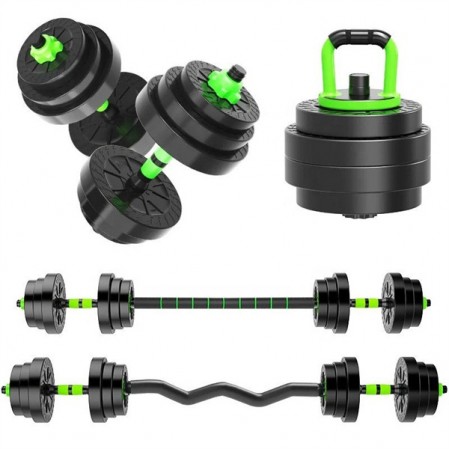 Free Weights Dumbbell Adjustable Kettlebell And Barbell Set