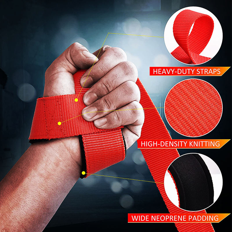 Weightlifting Gym Weight Lifting Straps Fitness Training Wrist Wraps Padded  Hand Bands - China Wrist Support and Elastic Wrist Brace price
