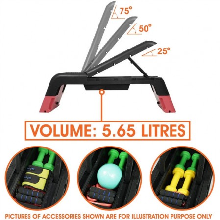 Wholesale multi-function 3 Incline Adjustable Aerobic Stepper Step Deck