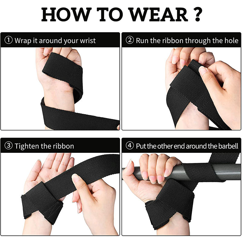 How to Put On a Pair of Weightlifting Wrist Wraps Better and