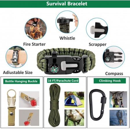 Camping Kit emergency survival kit professional survival gear