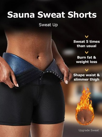 Body shaper and biker training women weight loss sweat waist trainer