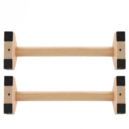 Wooden Push Up Stand Wooden Parallettes Wood Pushup Bars