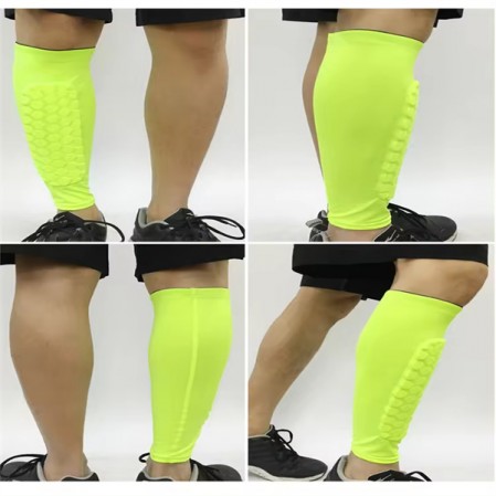 Football Leg Strap Guard Calf Compression Sleeve Soccer Shin Guard