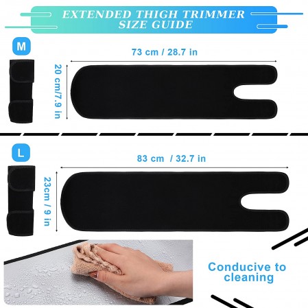 High quality fitness accessories sauna trainer body shaper neoprene Thigh Trimmers slimming suit for men and women weight lose