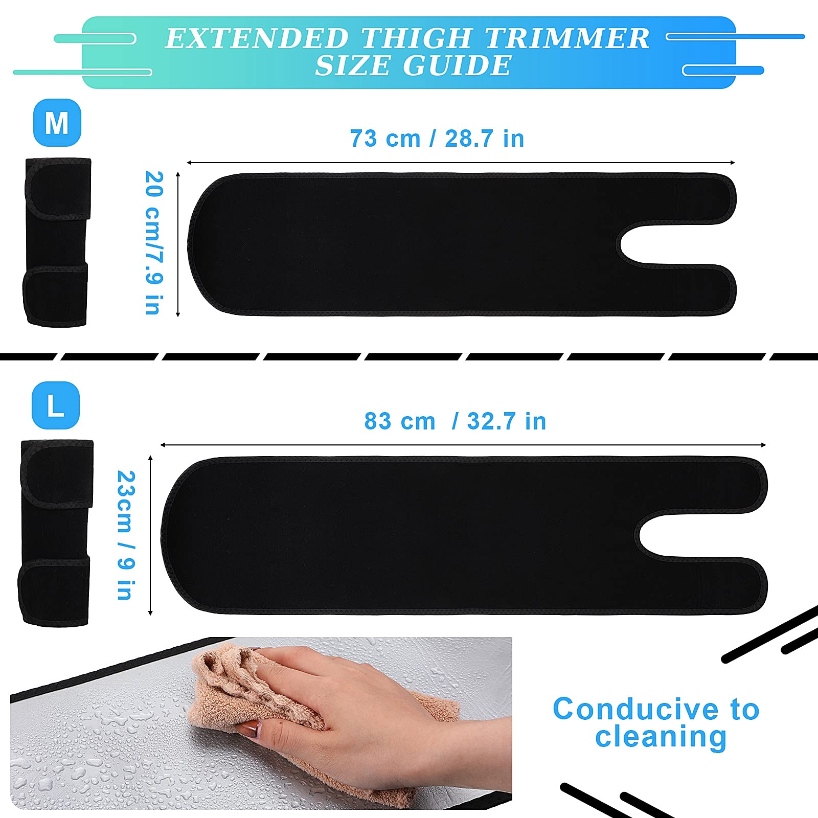 Neoprene Sauna Thigh Trimmer Shaper Wraps for Weight Loss - China
