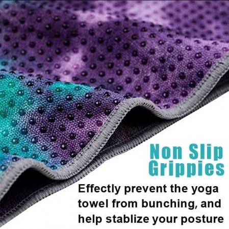 183×61cm Various Color Non Slip Microfiber Soft Yoga Towel for indoor Yoga Fitness