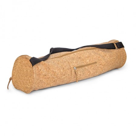 70×17cm Natural Wooden Fitness Equipment Cork Yoga Mat Bag with Private Label