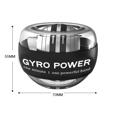 Wholesale LED Gyroscope Home fitness Arm Exerciser Relax Muscle Wrist Power Ball OEM 7 * 7 * 5.7cm Rainbow Led * 4