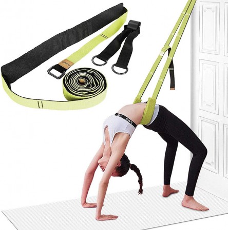 141 inches Yoga Dance Elastic Exercise Pulling Strap for Yoga Stretching
