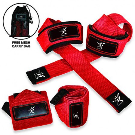 Premium Wrist Wraps Lifting Straps with Carry Bag Professional Grade Heavy Duty Hand and Wrist Support Weightlifting