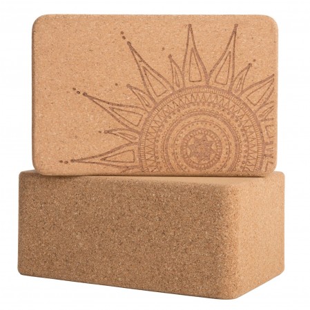 100% Recycled Cork Yoga Block