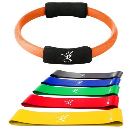 Pilates Yoga Ring with resistance band