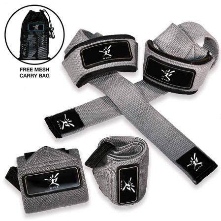 Premium Wrist Wraps Lifting Straps with Carry Bag Professional Grade Heavy Duty Hand and Wrist Support Weightlifting