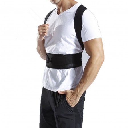 Custom Logo Size Adjustable Lumbar Back Brace Posture Corrector for men women for Improve Posture Provide and Back Pain Relief